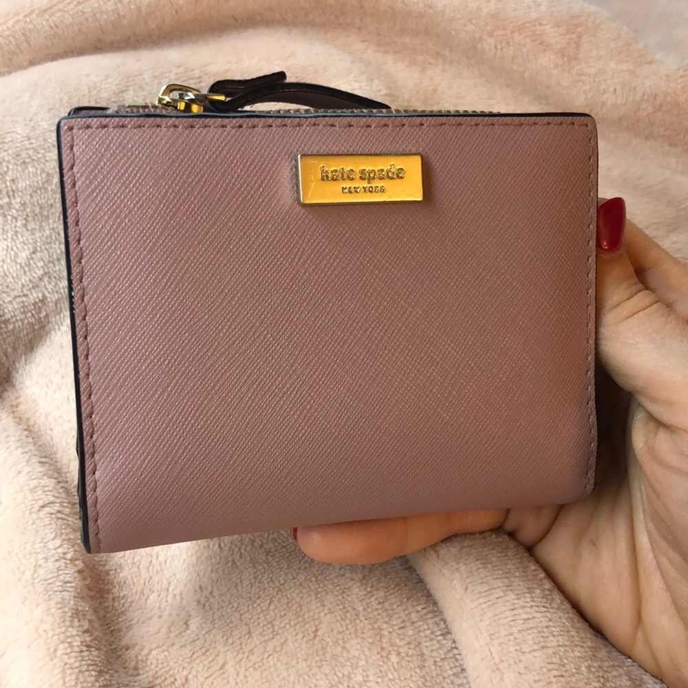 Kate Spade Wallet - mauve/blush/dusty peony